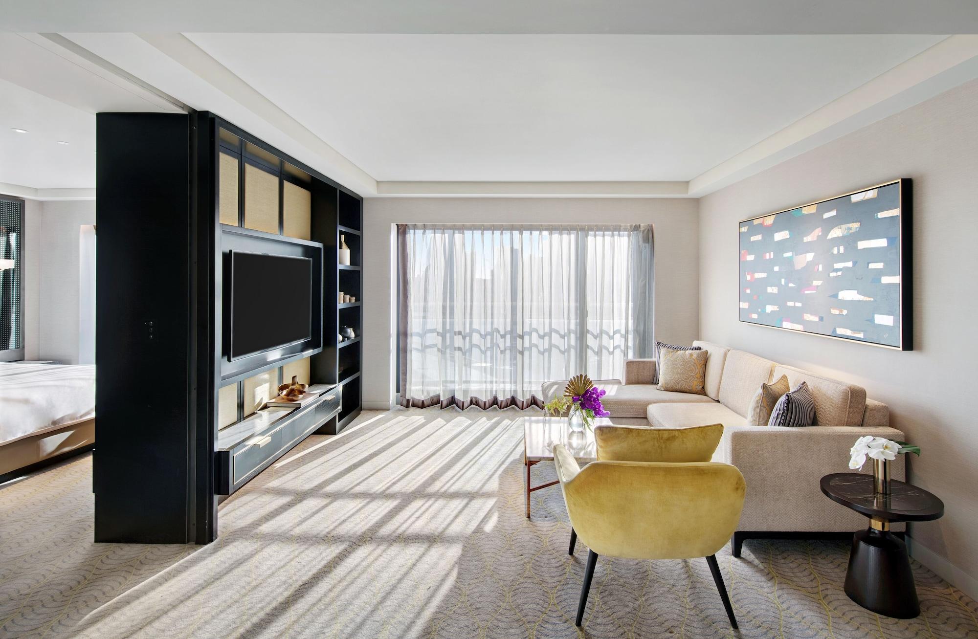 The Star Grand Hotel And Residences Sydney Bagian luar foto A suite at the hotel