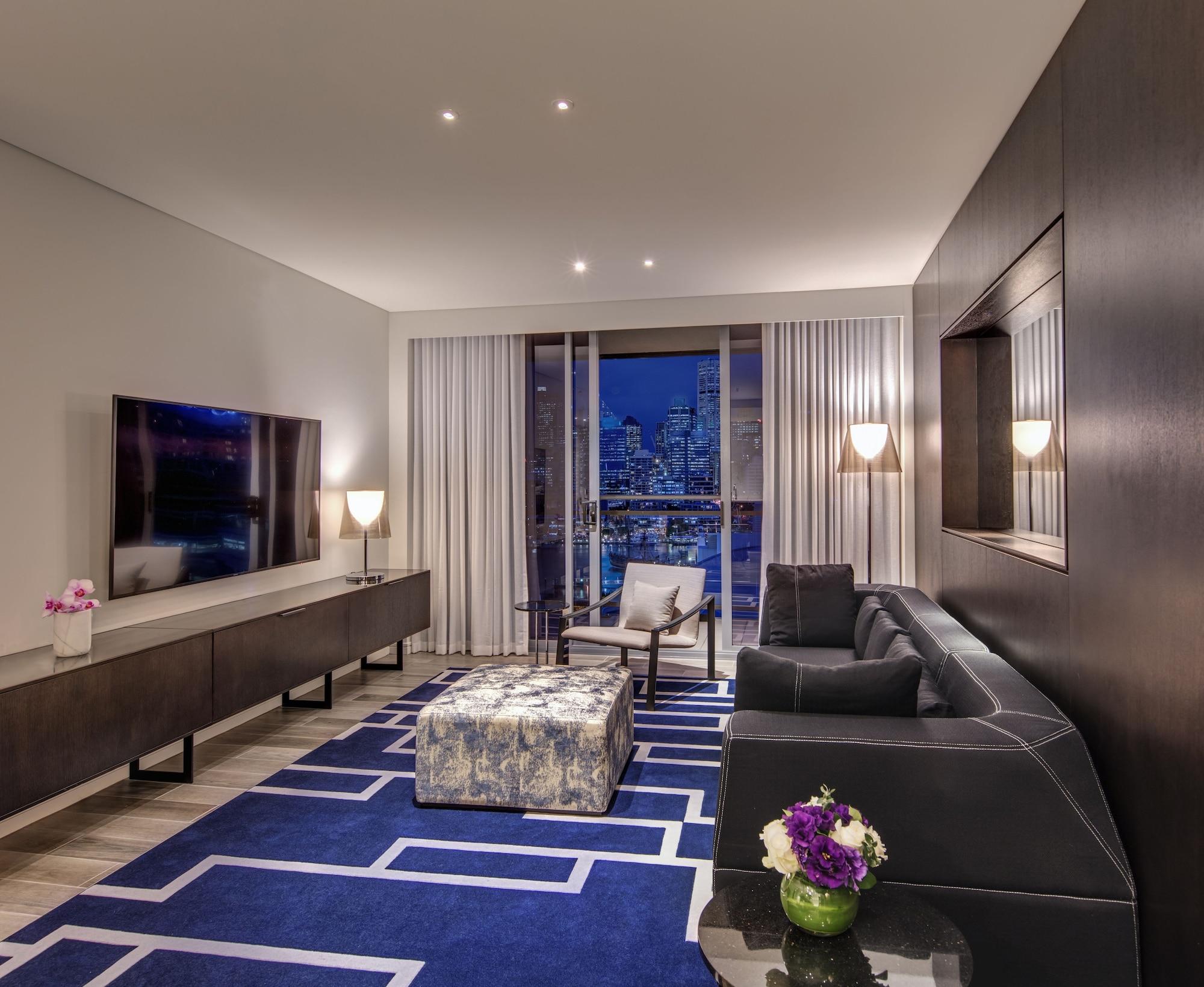 The Star Grand Hotel And Residences Sydney Bagian luar foto Living room