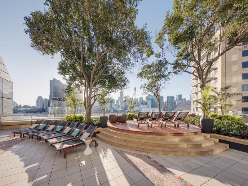 The Star Grand Hotel And Residences Sydney Bagian luar foto The rooftop garden